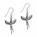 Sterling Silver 'Iris' Greek Rainbow goddess Angel Earrings