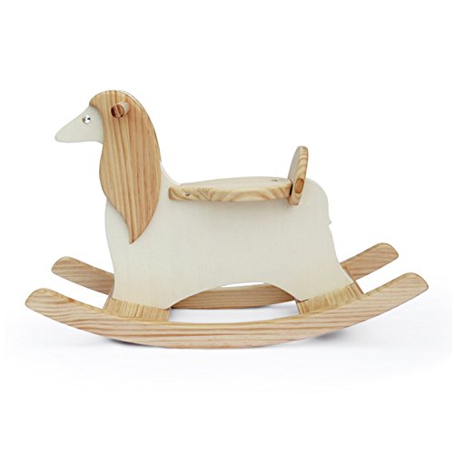 rocking dog with seat