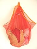 ＩＫＥＡ　 イケア　おもちゃ収納ネット　赤の画像