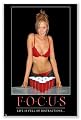 Focus - Beer Pong Poster 24"x36" Art Print Poster