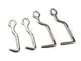 Moclamp  3200 4 Piece Fixed Head Sheet Metal Hook Set