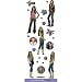 Hannah Montana Stickers, 1 Sheet (Pack of 18)