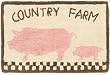 Country Farm Pigs Bathmat
