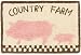 Country Farm Pigs Bathmat