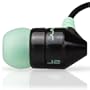 JBuds J2 Premium Hi-FI Noise Isolating Earbuds (Black/Mint Green)