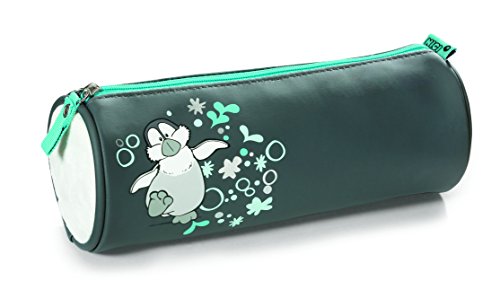 Imagen 2 de Nici 33203 - Estuche portalápices redondo, diseño pingüino, color gris
