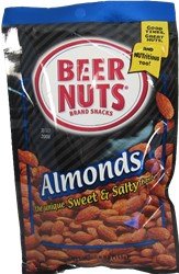 Beer Nuts Brand Almonds 4 oz  12 count by Beer Nuts