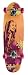 Hannah Montana Flower Power Skateboard - Orange (28