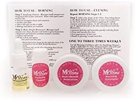 M Steves Sample Pack - Rosehip Oil - Cleanser- Exfoliator-Moisturizer-Face Oil - Trial Size