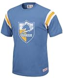 San Diego Chargers Mitchell & Ness Throwback Vintage Franchise T Shirt (3XL)