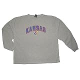 Mens NCAA Kansas Jayhawks Athletic Warm Pullover / Jersey Sweater - Grey (Size: L)