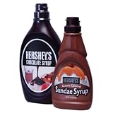 お得でうれしい☆2本セット ハーシーチョコレートシロップ＋キャラメルシロップ