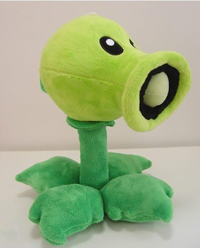 TL Lovely Plants Vs Zombies Plush Toy Doll Pea Shooter 28cm