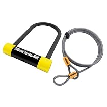 OnGuard Bulldog MINI DT 5015TC Bicycle U-Lock and Extra Security Cable