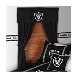 Sports Coverage NFLRaidDV Oakland Raiders Drapes and Valance