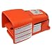 Linemaster 937-SWH Atlas Foot Switch, Electrical, Single Pedal, Momentary, Single Stage, DPDT, Full Aluminum Guard, Orange