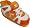 Orange/White