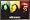 Bob Marley (3 Faces, Smoking) 24x36 Dry Mount Poster Rust Wood Framed