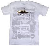 Boombox Guys T-shirt in White by Atticus Clothing