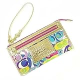 Coach Poppy Op Art Signature Zippy Wallet Wristlet Clutch Bag 44084 Multi Review Coach Poppy Op Art Signature Zippy Wallet Wristlet Clutch Bag 44084 Multi Review