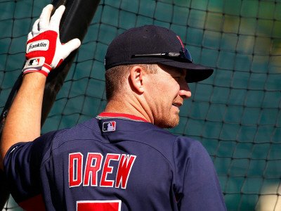Boston Red Sox v Pittsburgh Pirates, BRADENTON, FL - MARCH 13: J.D. Drew Sports Photographic Poster Print by J. Meric, 9x12