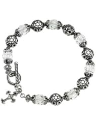 Sterling Silver Good And Perfect Bracelet by US Gems