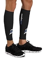 Camden Gear Calf Compression Sleeve - Helps Shin Splints. Leg Socks for Men and Women - Black