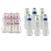 Luvable Friends 6-Pack BPA Free Waisted Baby Bottles, 8 Oz, Pink