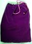 Large Purple Velveteen Bag (5 x 7)