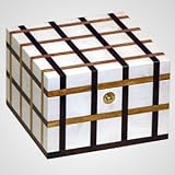 Italian Brown & White Jewelry Box