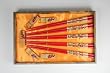 Chopstick Box Set - Five Sets of Wooden Chopsticks and Holders with Cherry Blossom Design