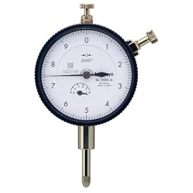 Mitutoyo 2358S-10, .0001" X .500" Dial Indicator, 0-10, Lug Back, Series 2, Jeweled