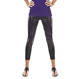 Xhilaration® Juniors Faux Leather Scale Embossed Legging - Black