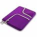 Steklo Laptop Sleeve 13 inch Neoprene MacBook Sleeve Case - Perfect MacBook Sleeve Cover with Pockets for MacBook Pro 13 inch Sleeve and MacBook Air 13.3 inch Sleeve, Laptop Bag 13 inch - PURPLE