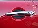Cupeez for Cars Carbon Fiber Auto Accessory Car Door Handle Scratch Cover Guards Protector Fits Kia Soul (4pk) Made in USA