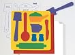 Lauri UTENSILS Crepe Rubber Puzzle 9 pcs Textured