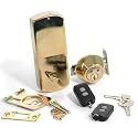 Morning Industry RF-01P Radio Frequency Remote Deadbolt, Polished Brass