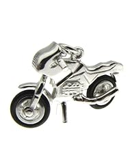 Phil Laender - Silver Motorcycle pendant - Sterling Silver - 4.7 Gr - 25mm