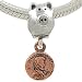 Sterling Silver PIGGY BANK PENNY Bead CHARM for Pandora Chamilia Biagi Bracelet