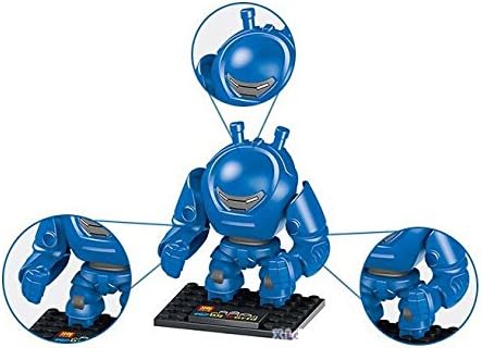 2pcs Ironmann Hulkbuster and 2pcs the Rock Minifigure Building Blocks Bricks Assembly Toy Not Lego