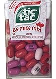 Tic Tac Happy Valentine's Day "Be Mine Mix" Conversation Wild Cherry and Strawberry Tic Tacs, 1oz