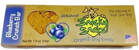 Snicky Snaks Blueberry Muffin Bar All-Natural Organic treats 24Box by Snicky Snaks