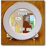 1st Samuel 2 18 20 Sam I Am Bible Eli Elkanah Hannah Adam Eve God - 8 Inch Porcelain Plate