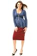 The Shirred Yoke Front Empirewaist Top