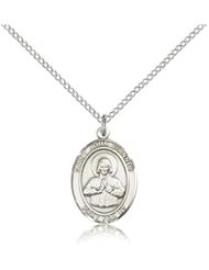 St. John Vianney Medal, Sterling Silver, Medium, Dime Size