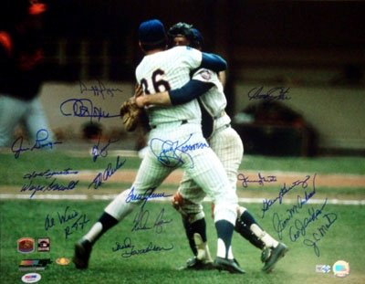 1969 New York Mets Greats Multi Signed Autographed/Hand Signed 16x20 Photo (19 Signatures) Nolan Rya