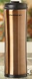 Starbucks Dark Brown 20 Oz (LARGE) Stainless Steel Double-Walled Tumbler with Removable Lid
