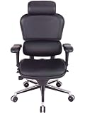 Eurotech Ergohuman Series High Back Black Leather Chair