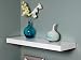 Ennospace 48 Inch x 10 Inch x 2 Inch Chicago Wall Shelf Display Floating Shelves White