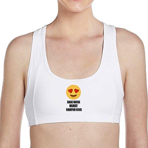 HYRONE Women's Cool Emoij Face Strap Vest Size M White